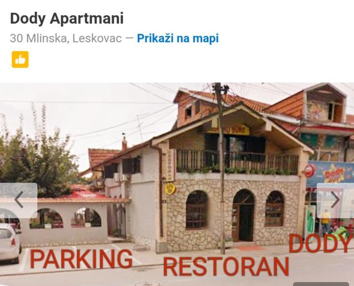 Dody Apartmani Leskovac  Ngoại thất bức ảnh